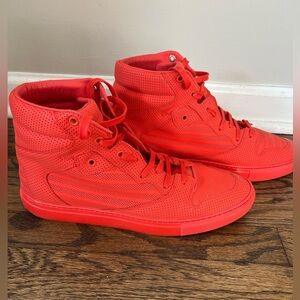 Balenciaga Leather High Top Perforated